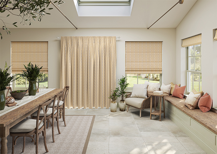 Opulent Scallop, Toffee - Made To Measure Curtains - Image 15